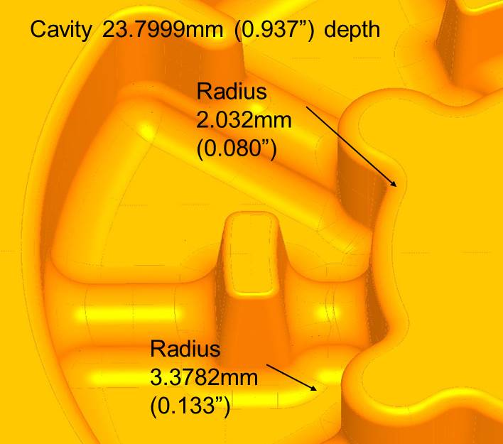 Cavity Detail CAD